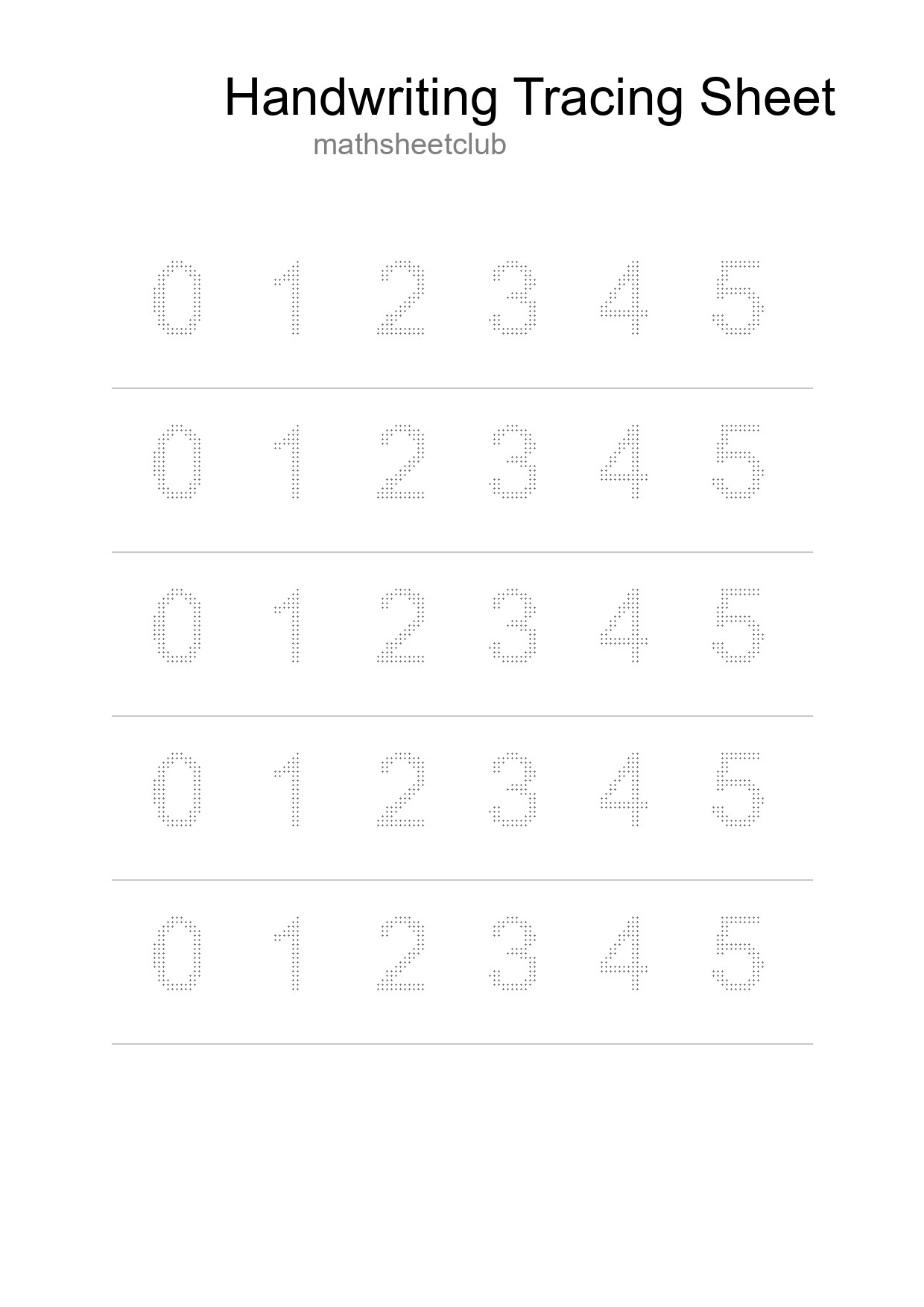 Printable Tracing Worksheet For Kids - Part 109